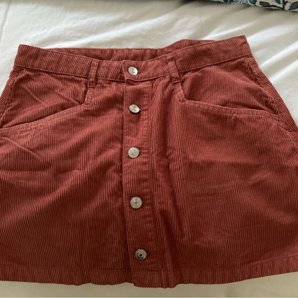 Free people corduroy skirt, rose color